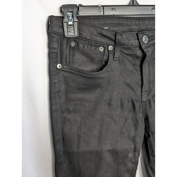 Helmut Lang Jeans Ankle Skinny Black Size 25 - Picture 3 of 9